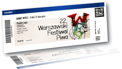 WFP22 Bilet 22th Warsaw Beer Festival ticket